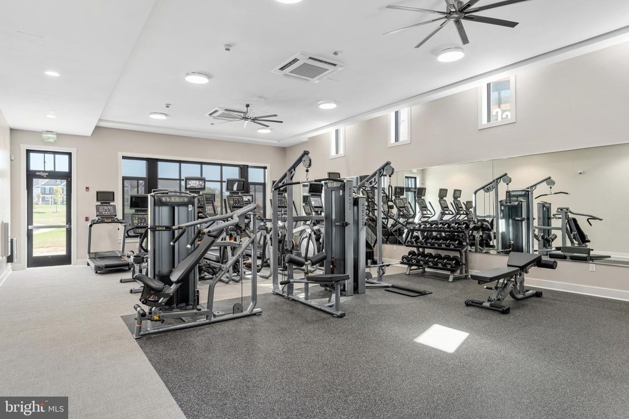 clubhouse fitness area