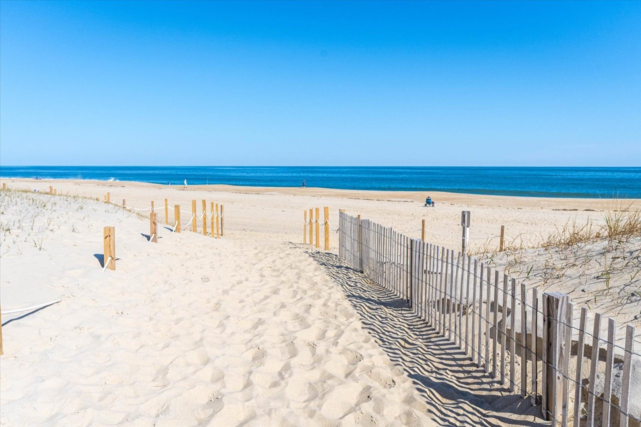 pathway to beach access