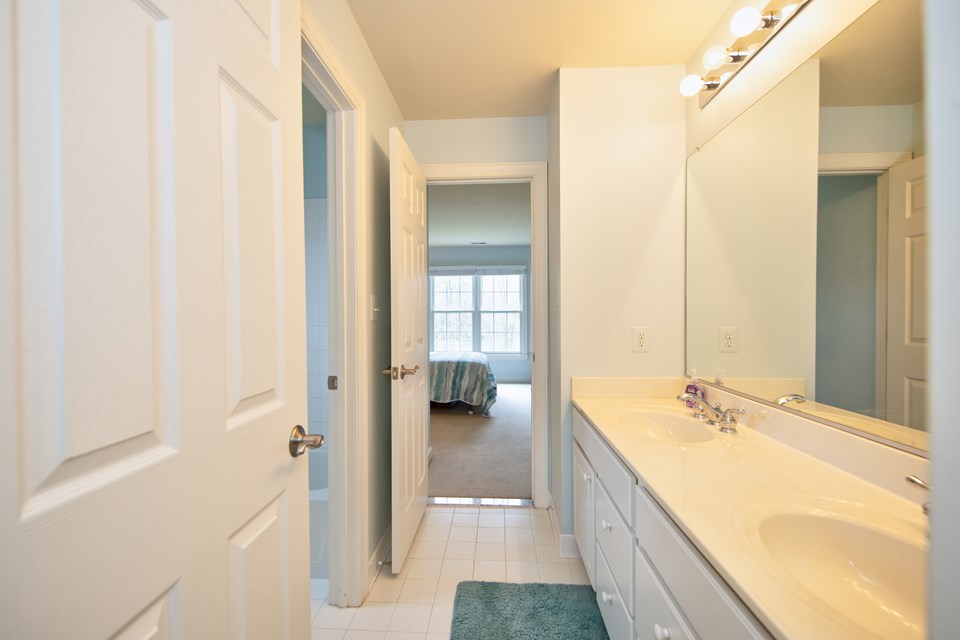 adjoining bathroom