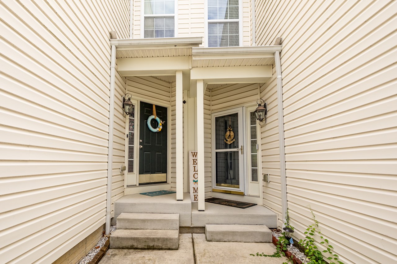covered front door