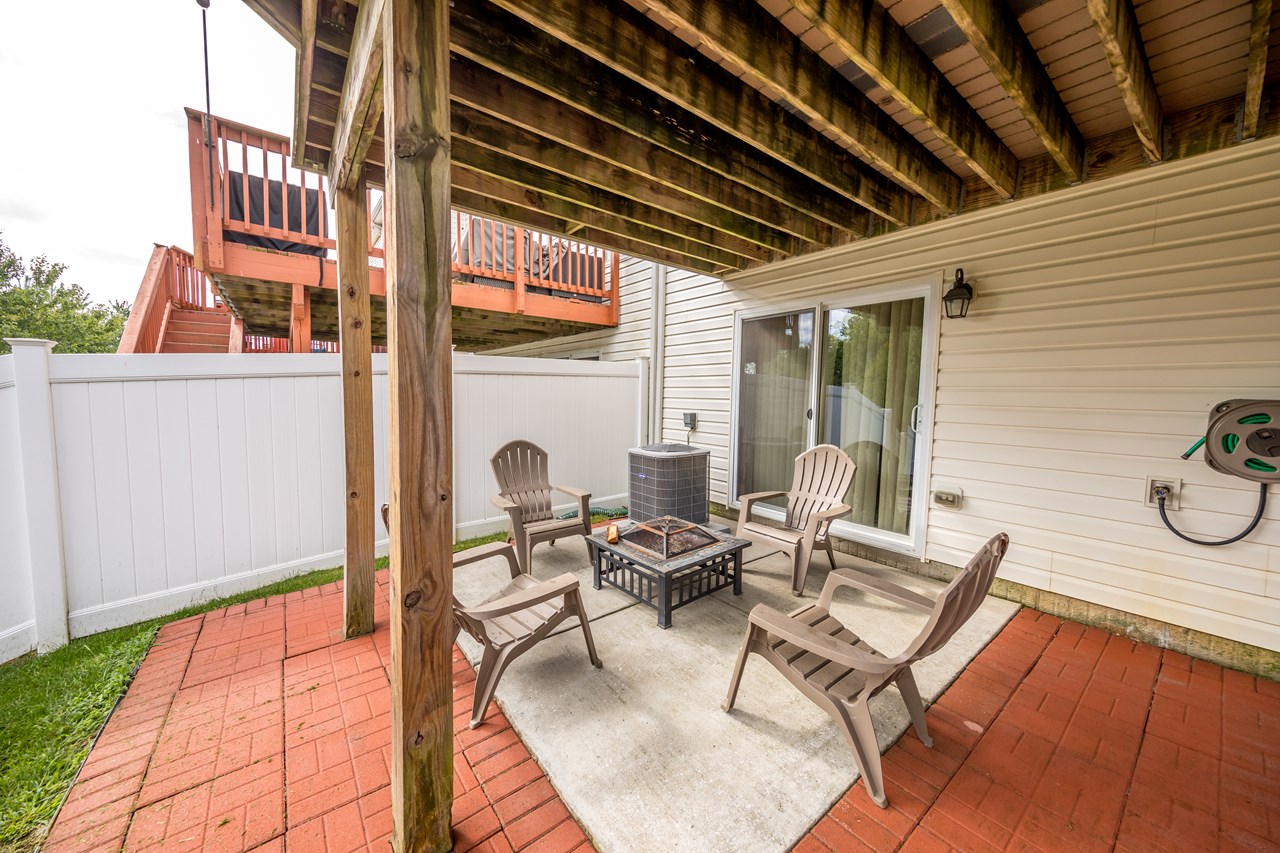 lower level patio from walk out