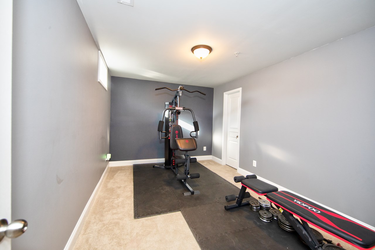 possible 5th bedroom/den in lower level