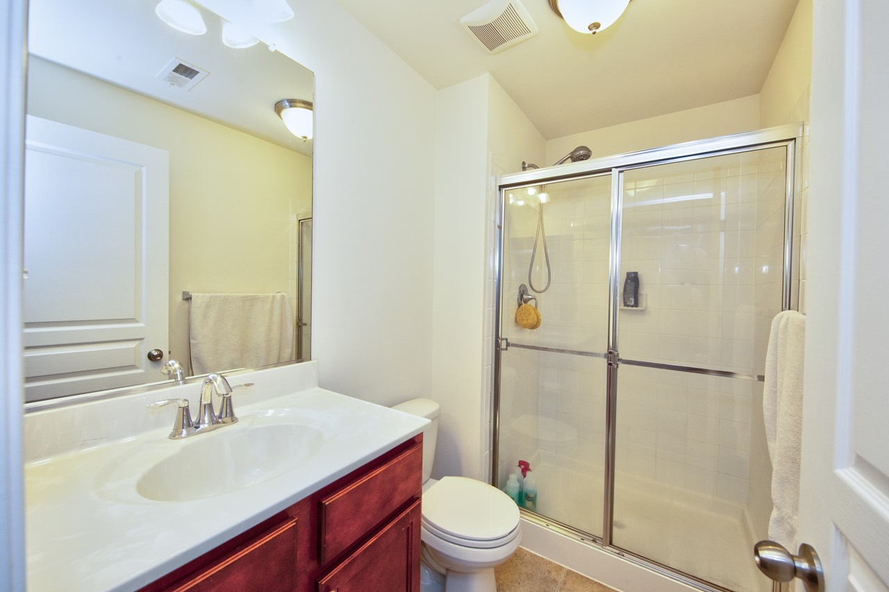 lower level 3rd full bath