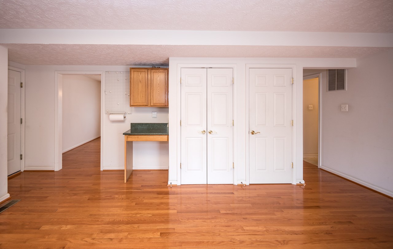 kitchen with pantry & table space