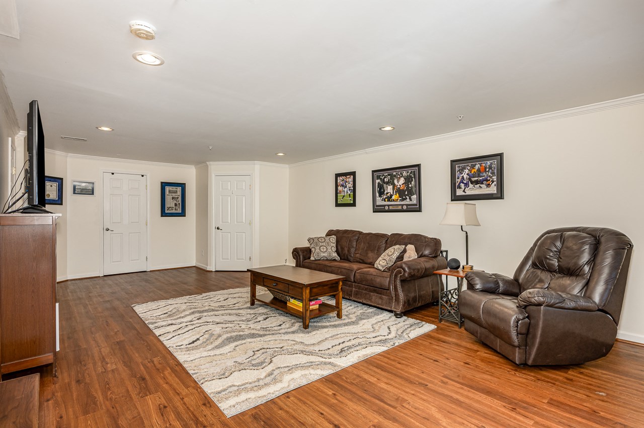 finished lower level