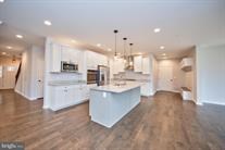 kitchen wiht all ss appliances