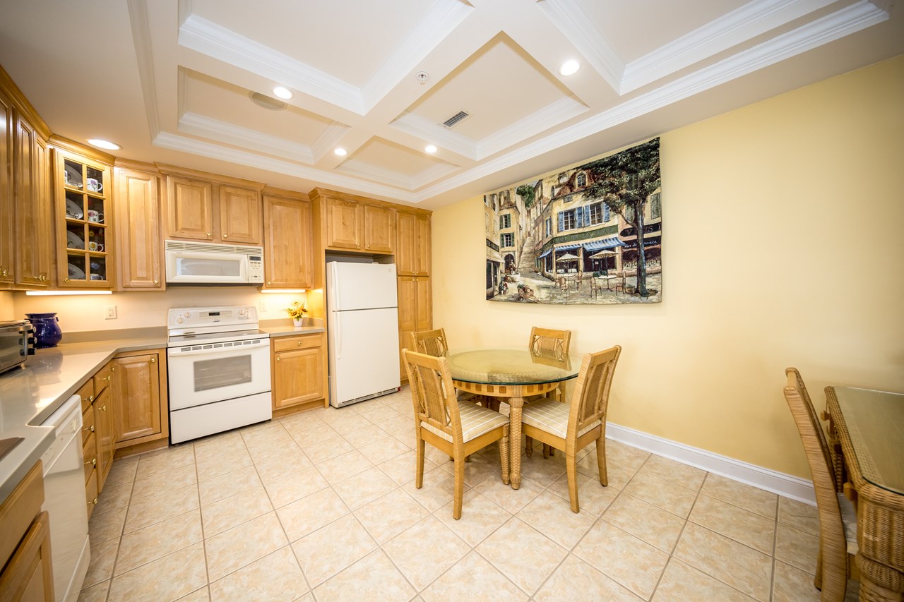 kitchen with all appliances