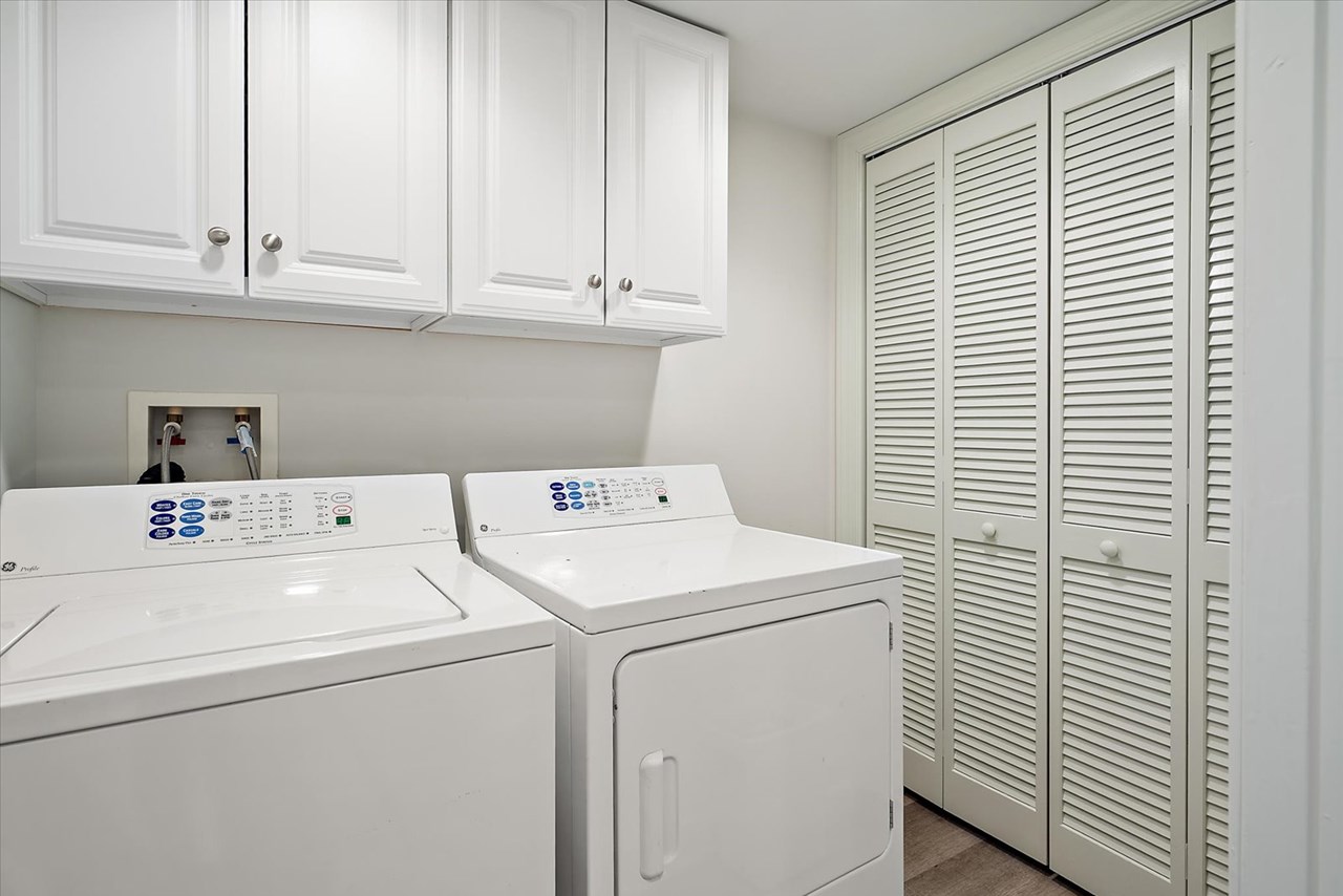 laundry & storage area