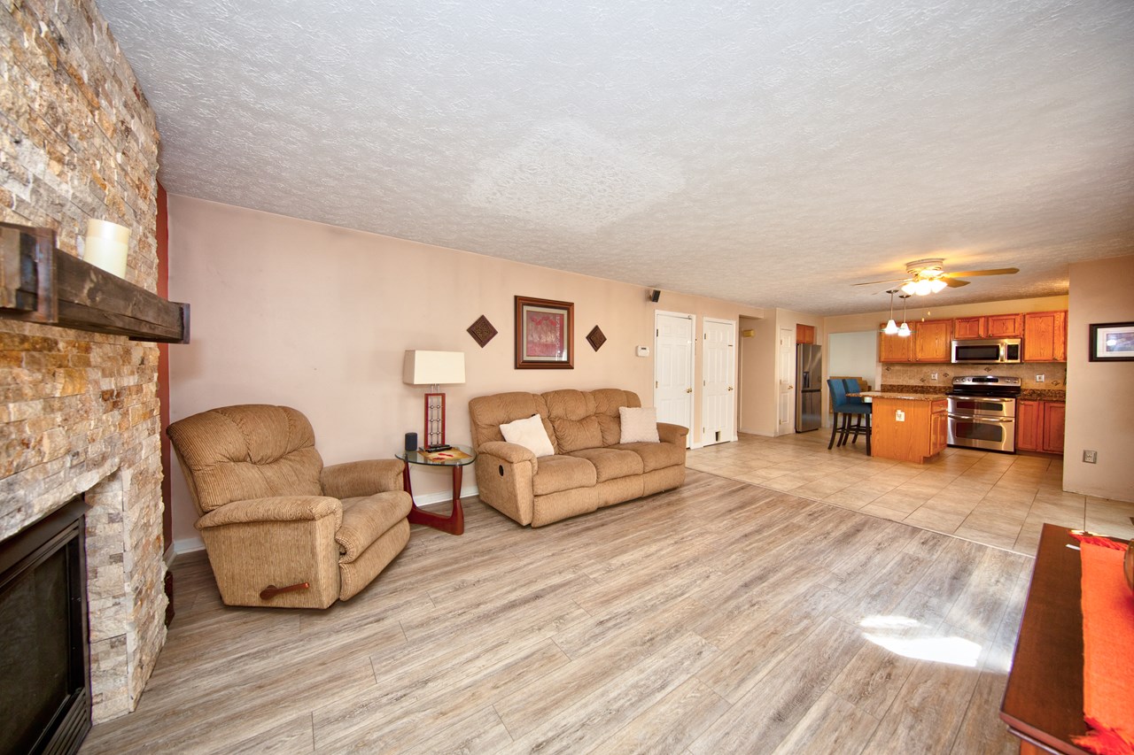open floor plan