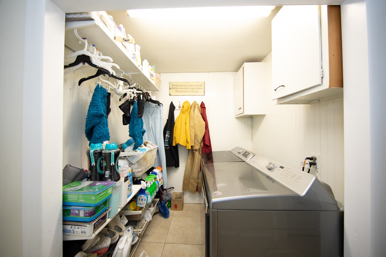 laundry room on main level