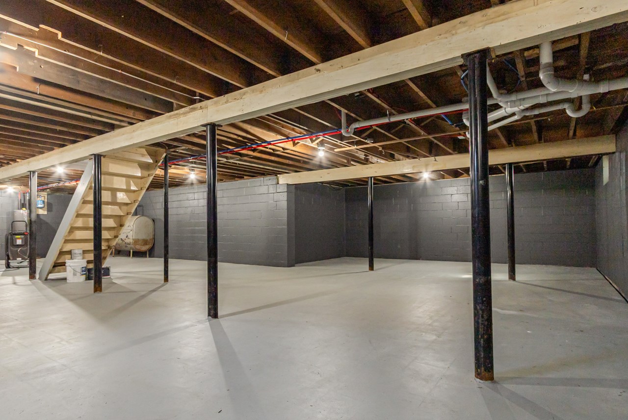 lower level w/ new hvac & hot water heater