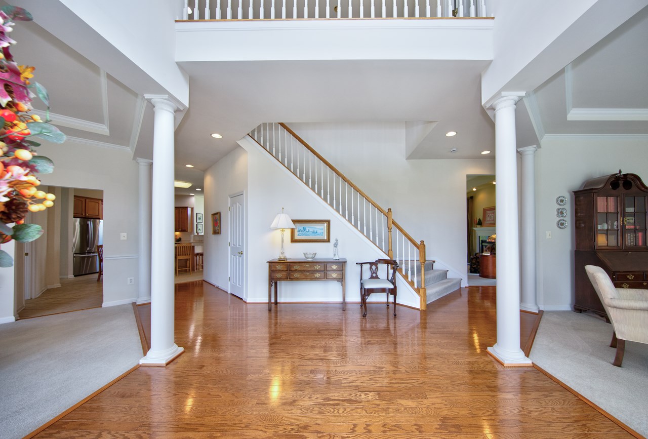 grand entrance- 2 story foyer