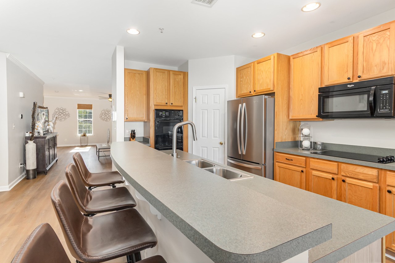 large kitchen island