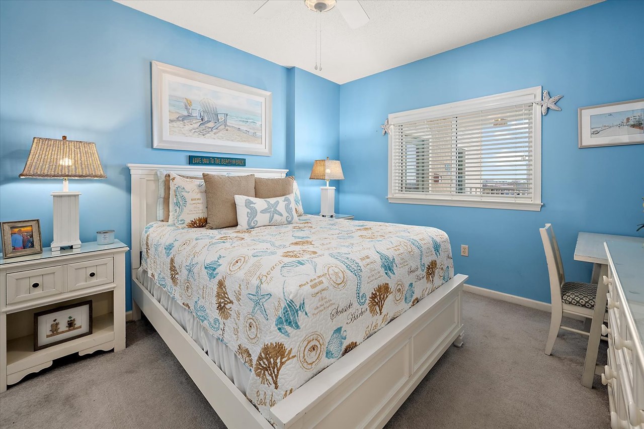 primary bedroom with private bathroom