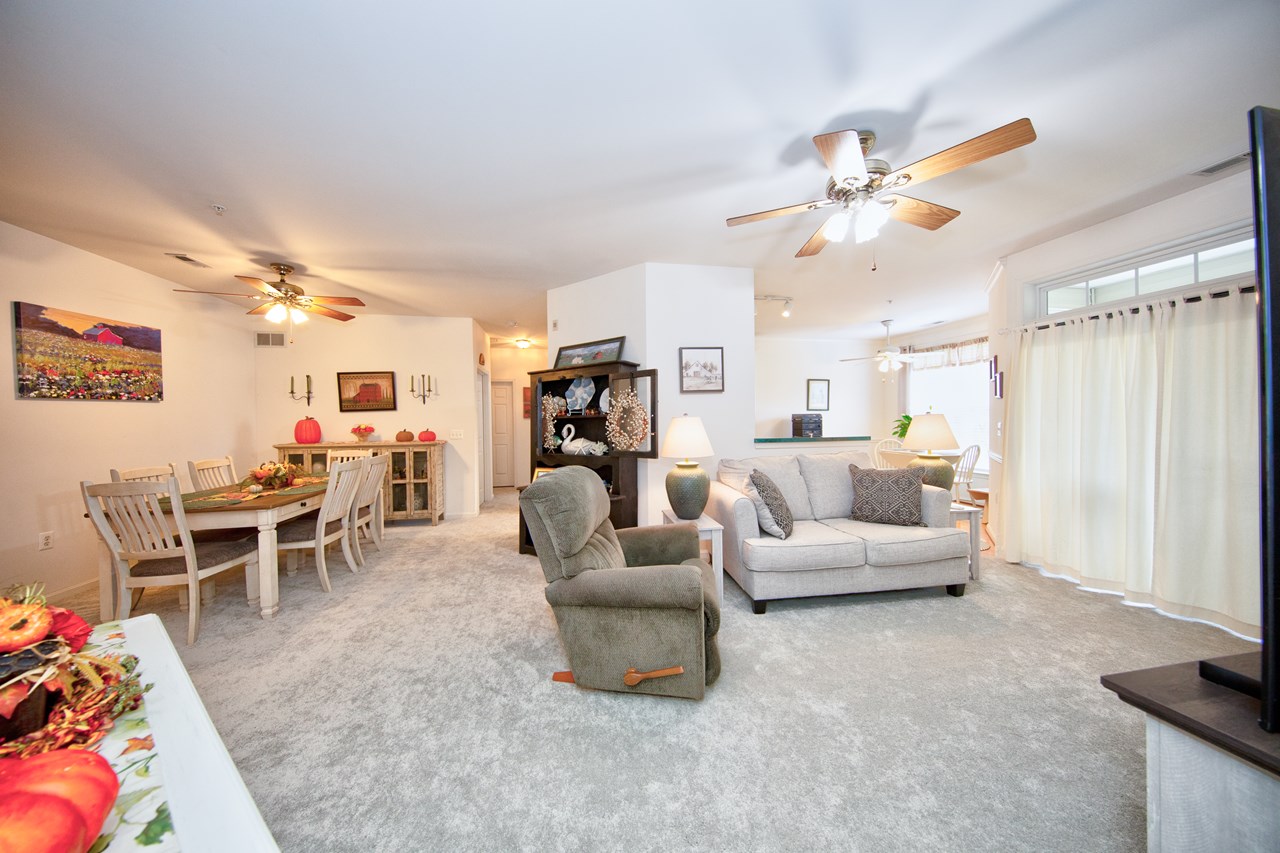 open concept floor plan