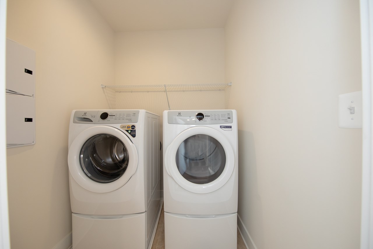 laundry room on main level