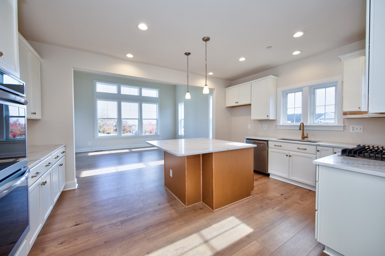 kitchen with quartz counters