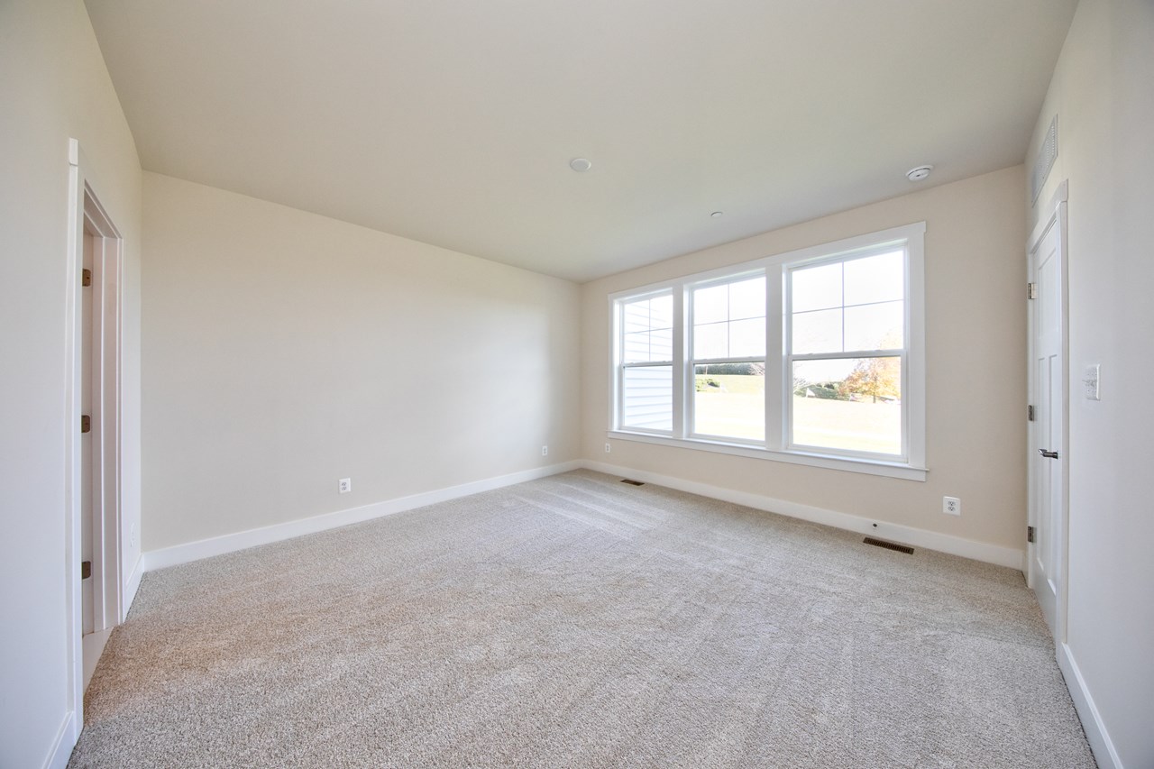 main level primary bedroom