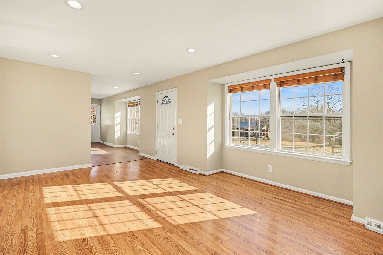 foyer & entryway to living room