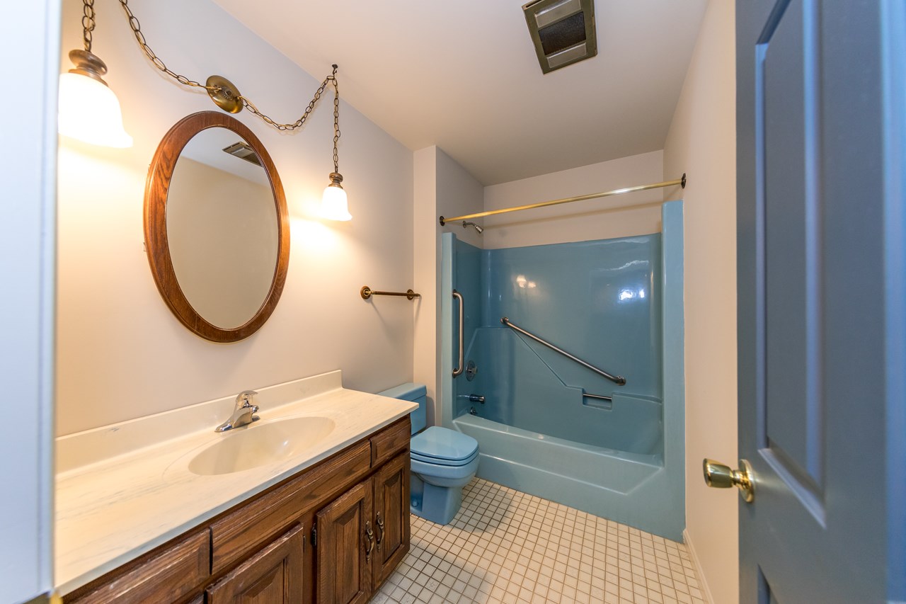 bathroom  on mian level