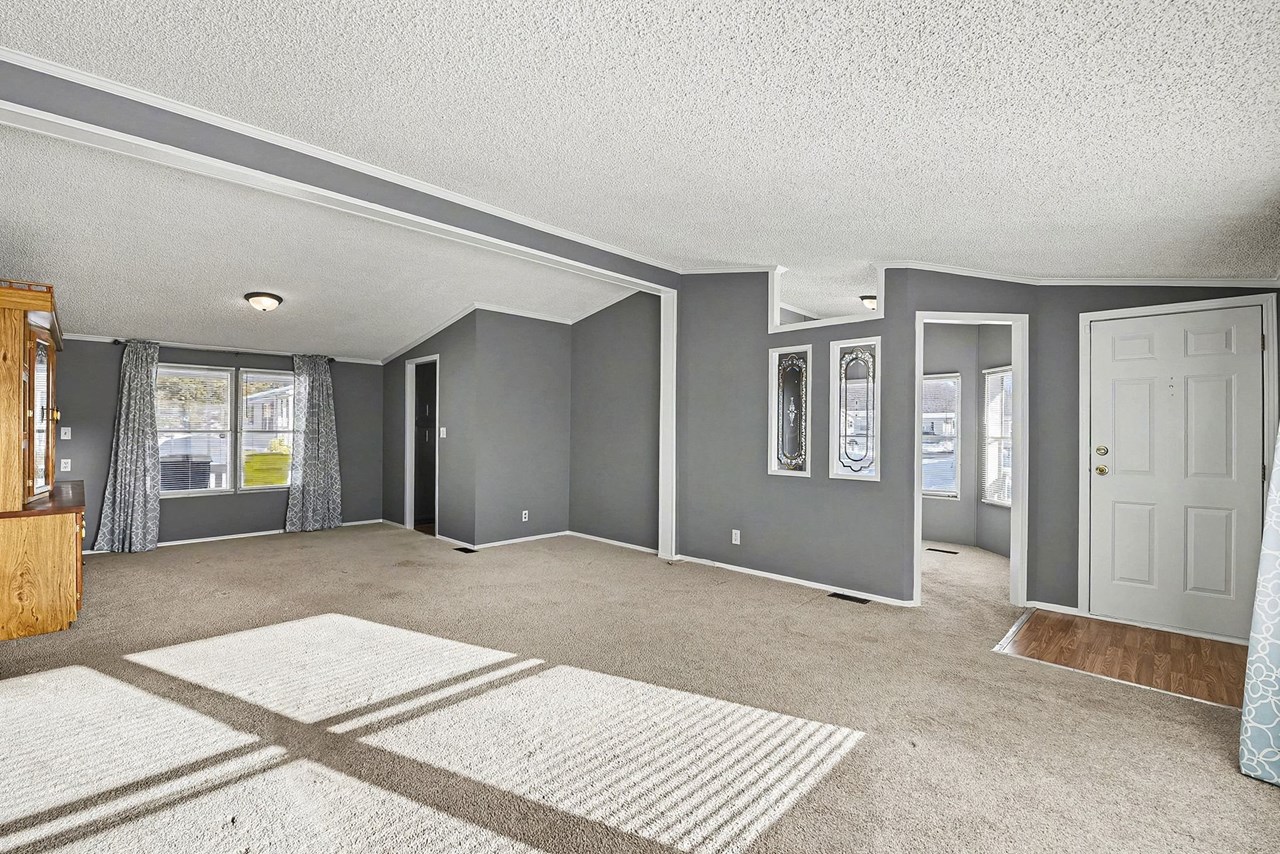 living room & dining room