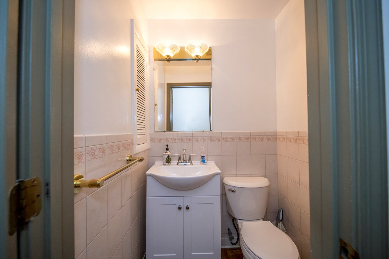 main level powder room
