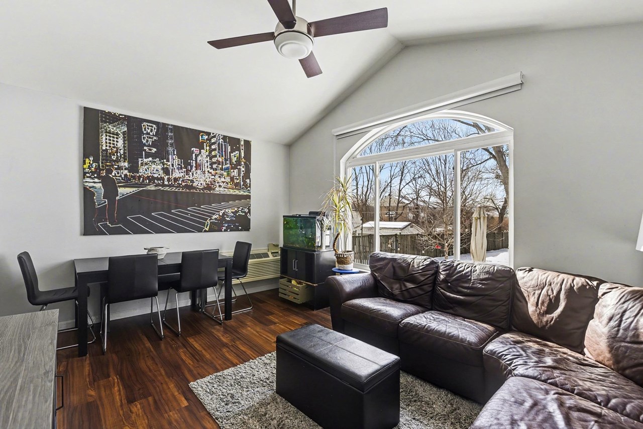 sunroom with rear yard access