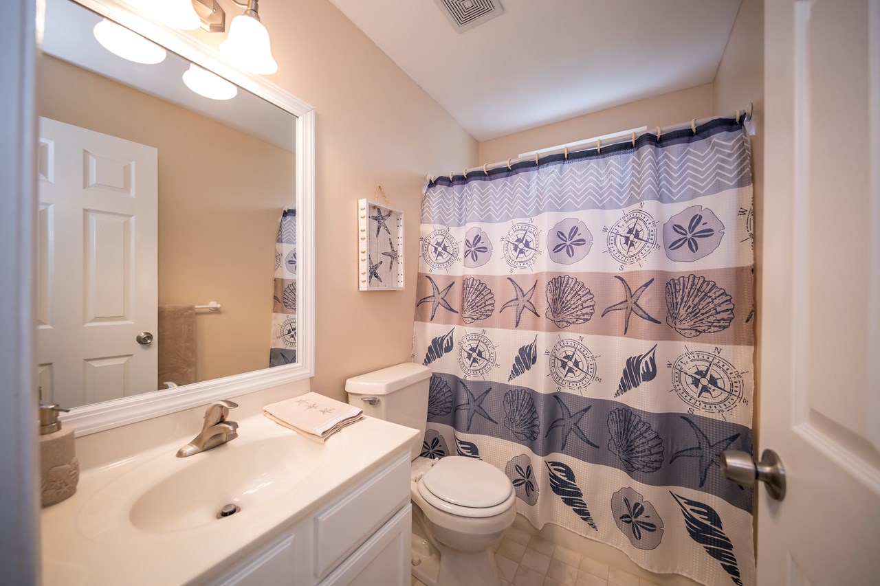 2nd full bathroom on upper level