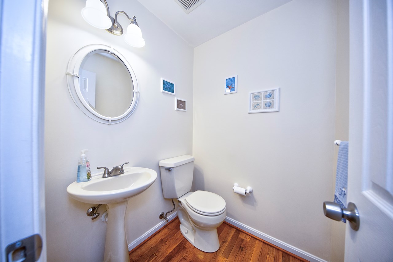 powder room on main level