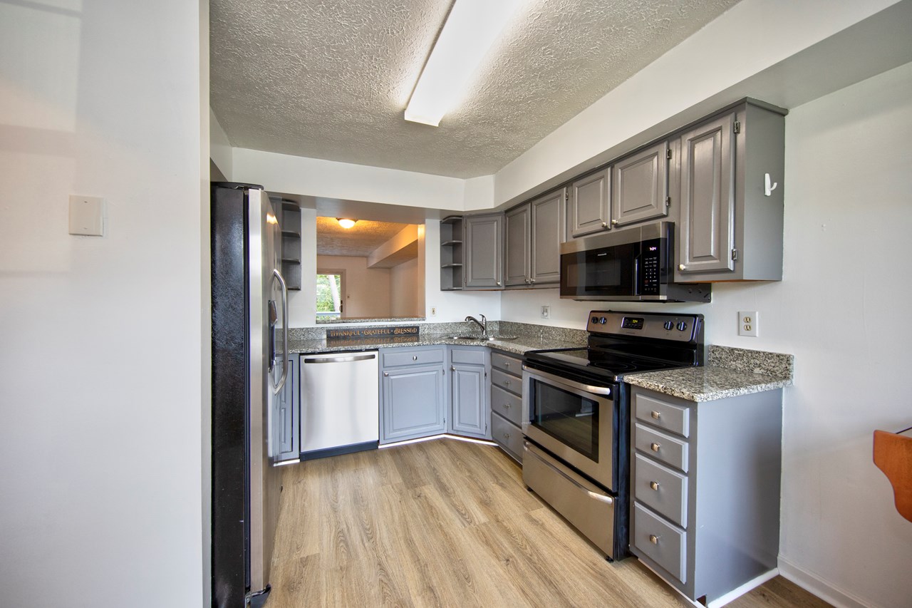 kitchen with all appliances