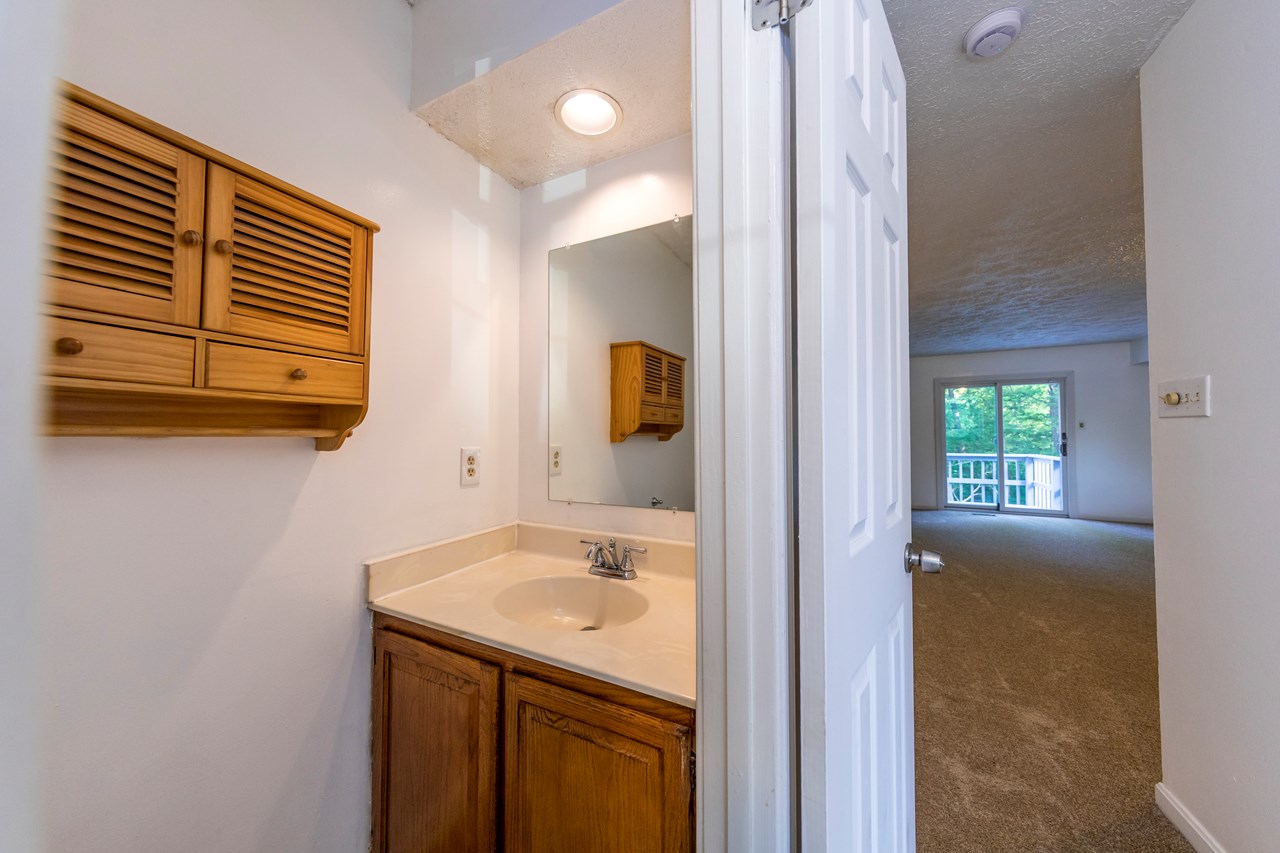 main level powder room