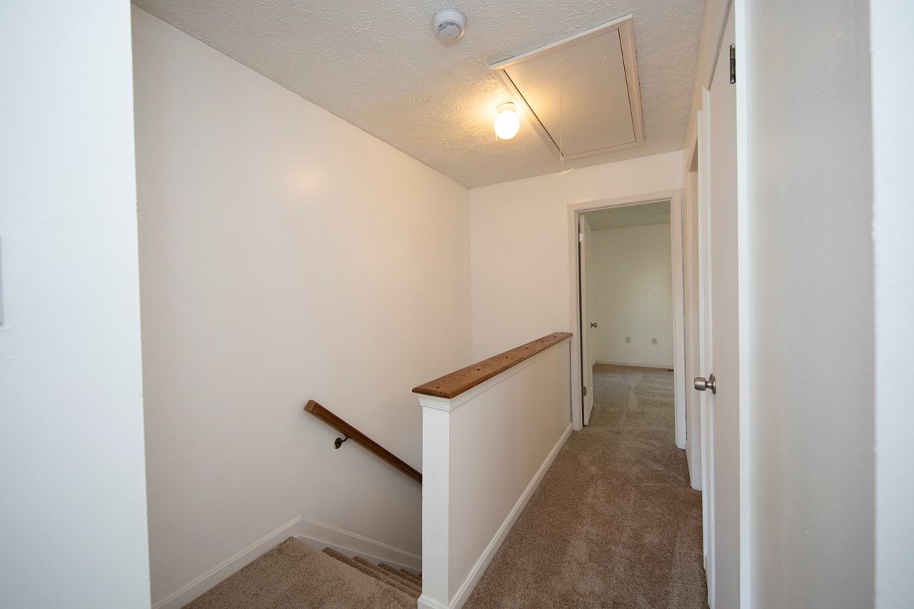 new carpet on stairway