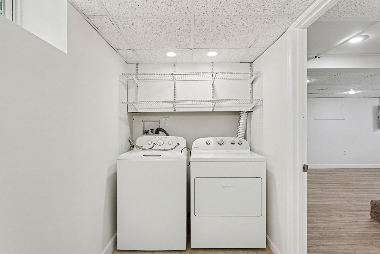 laundry area