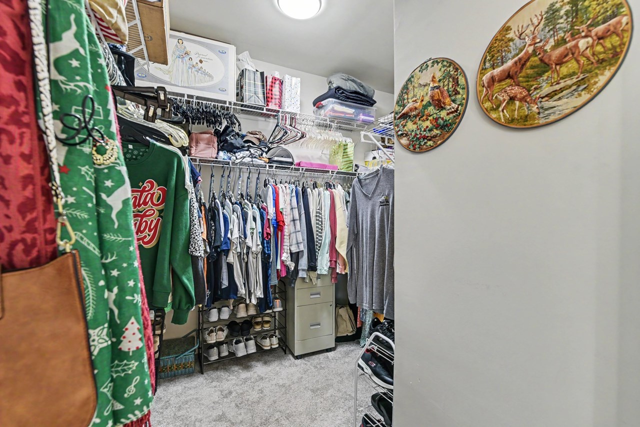 primary bedroom walk in closet