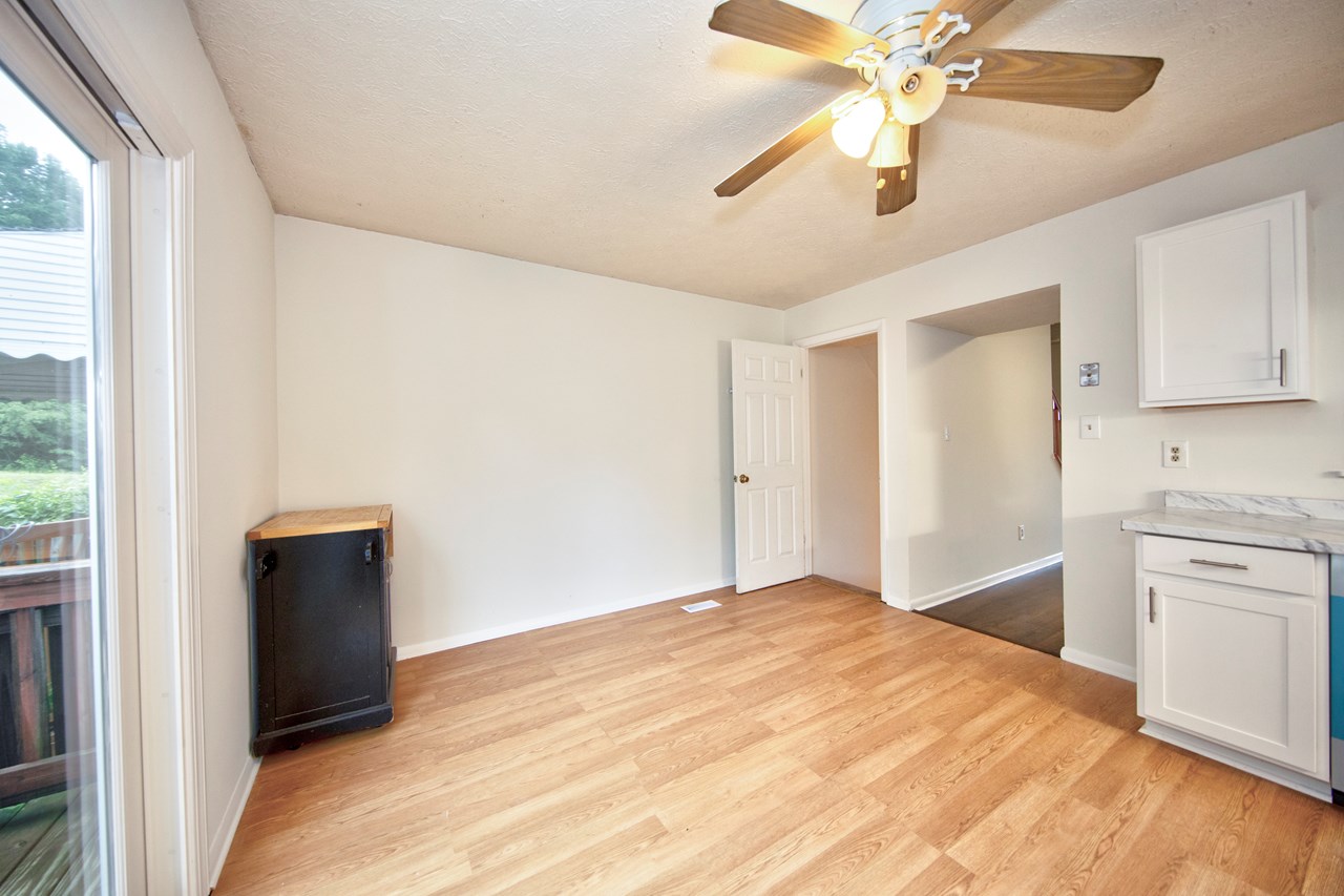 table space in kitchen