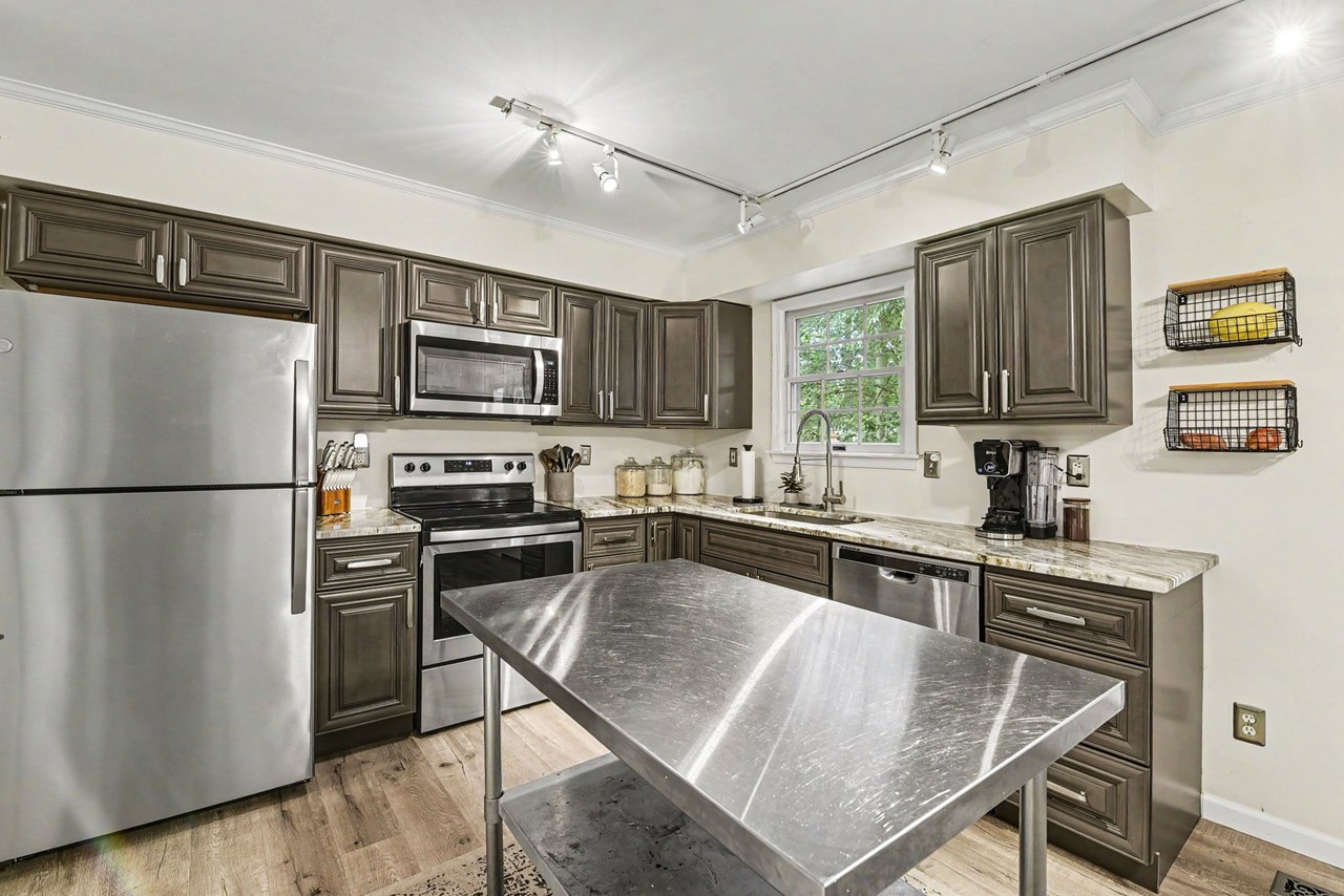 kitchen with island