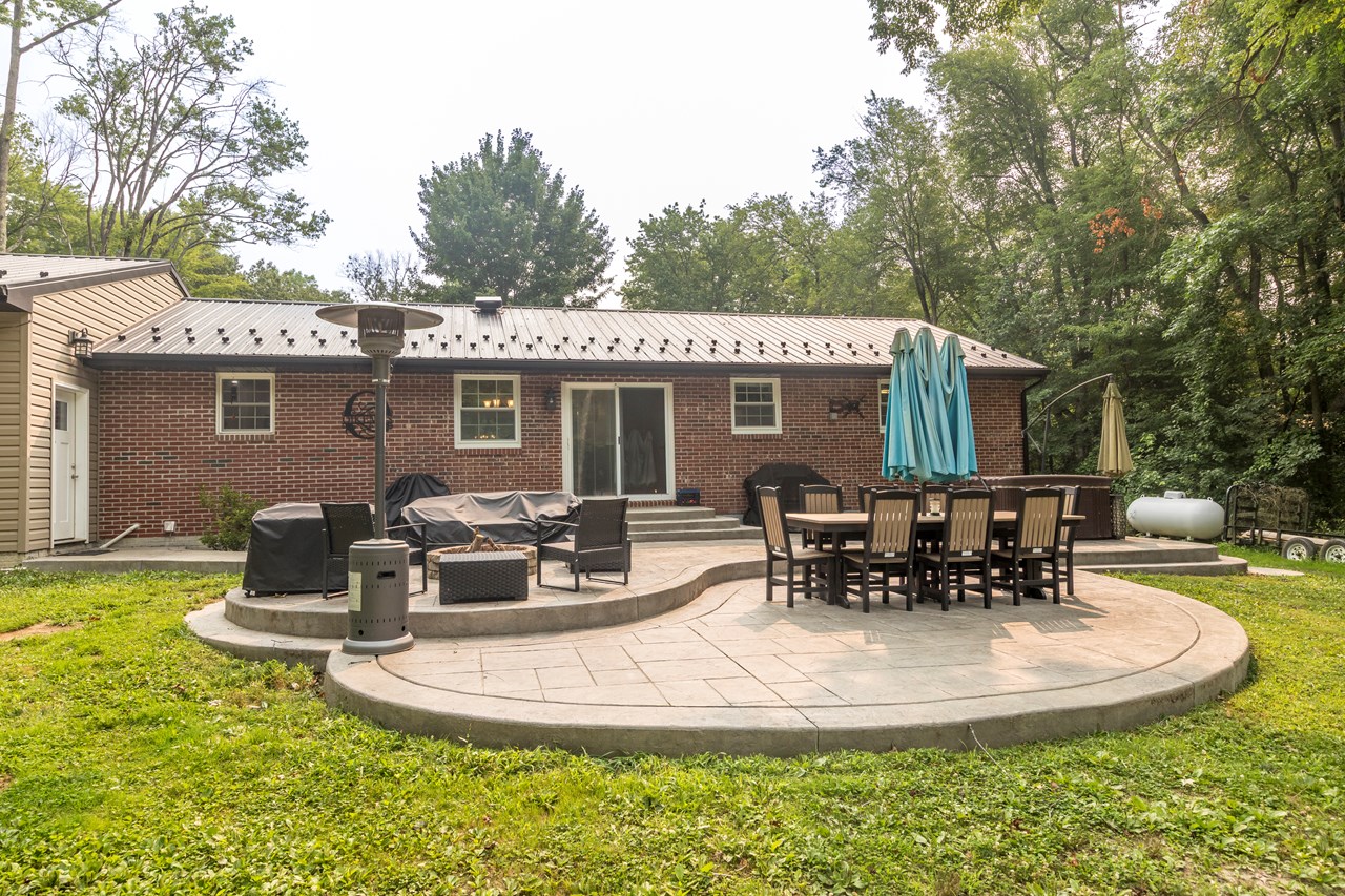 rear patio