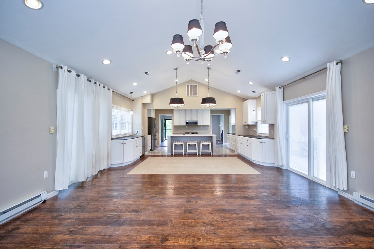 open concept living space