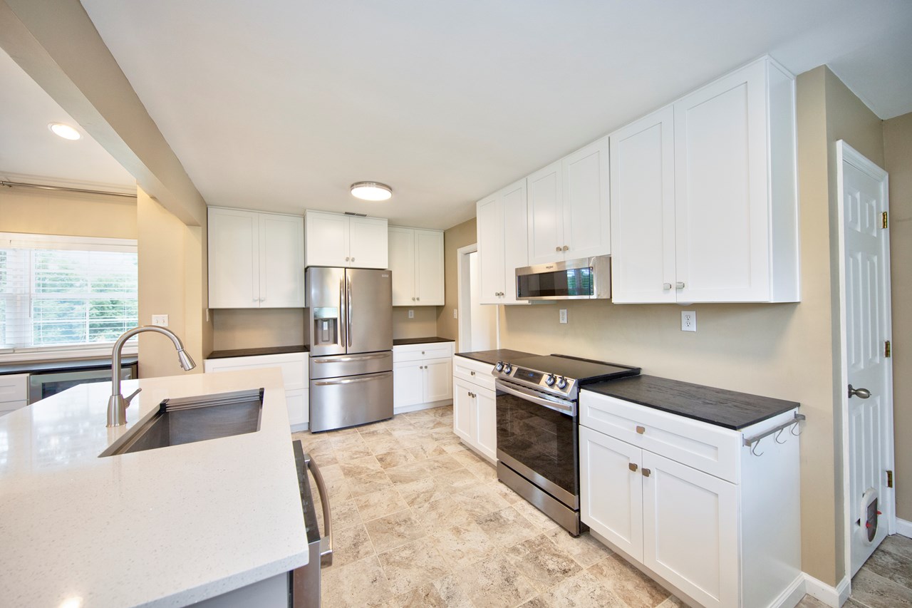 kitchen with all appliances