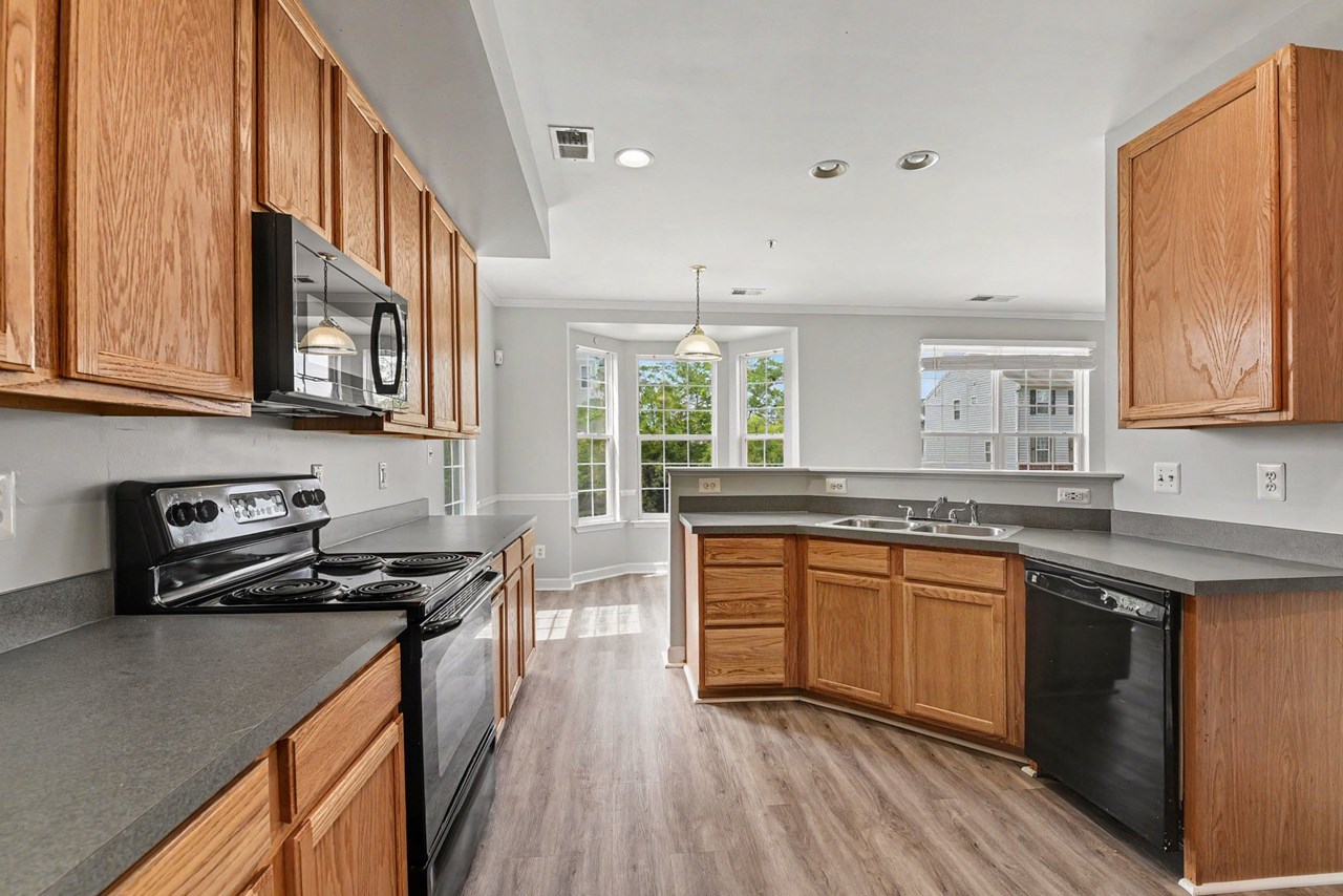 kitchen with all appliances