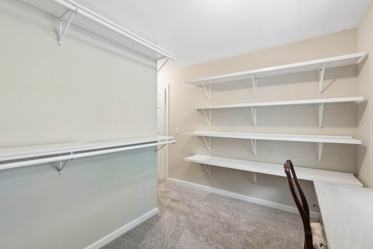 primary bedroom closet