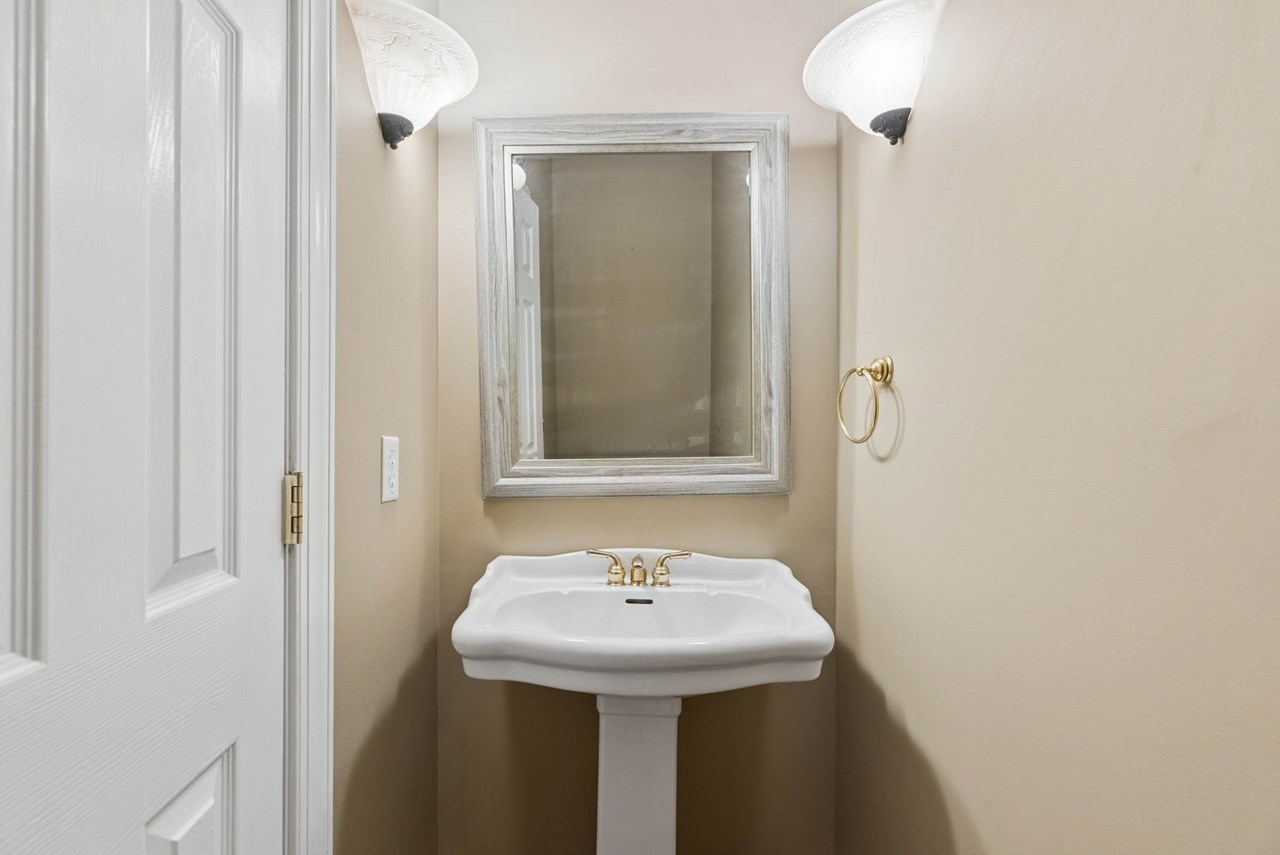 powder room on main level