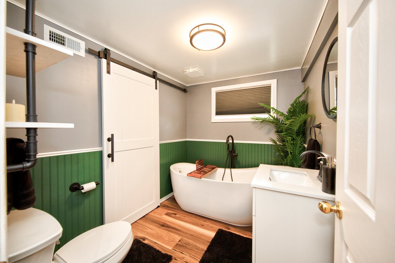 2nd full bath on lower level