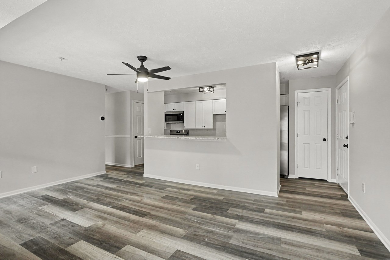 new luxury vinyl floors & paint throughout