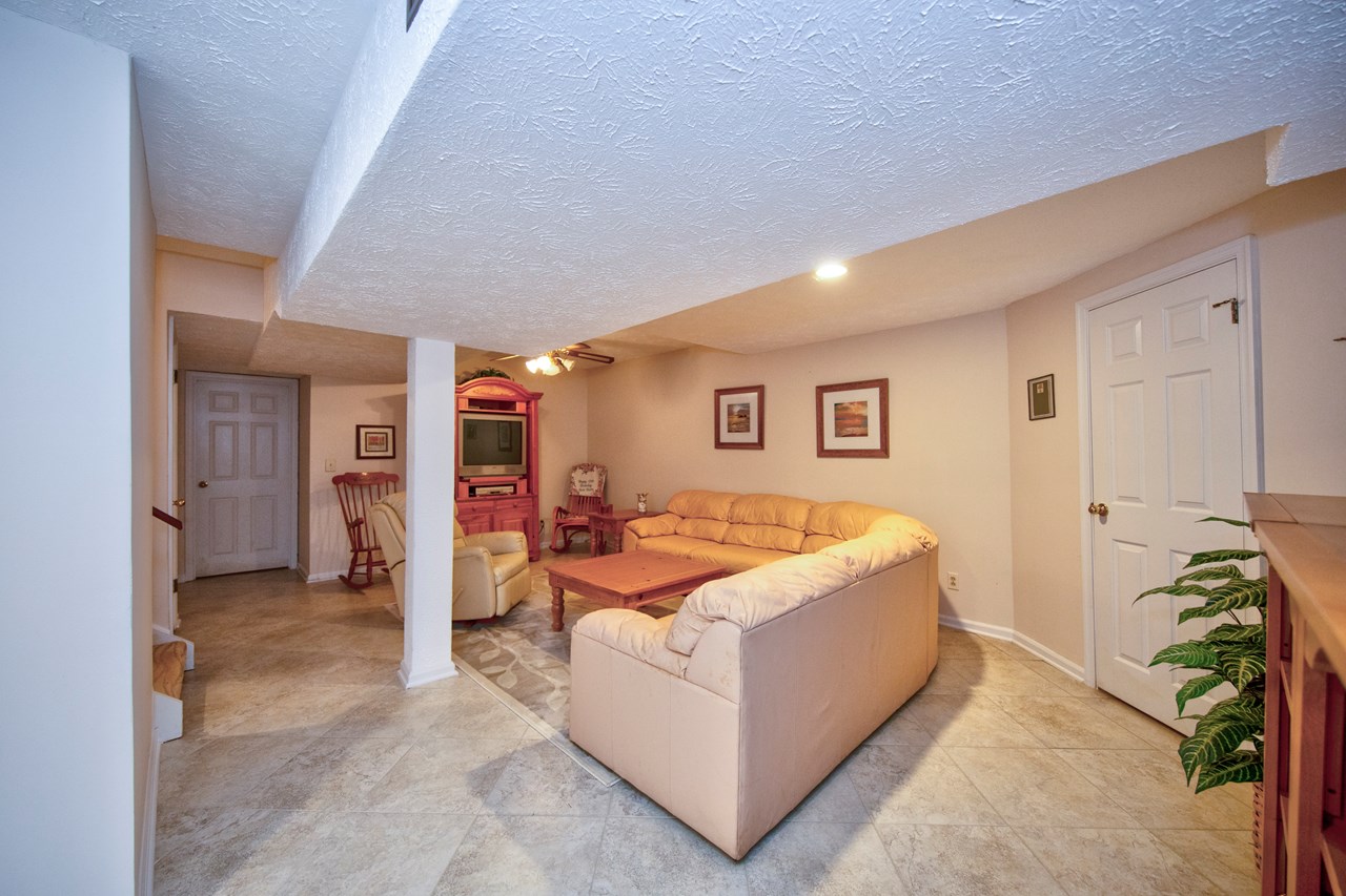 finished lower level