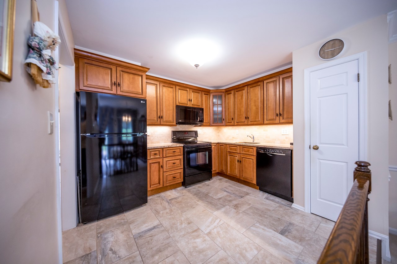 kitchen with all appliances