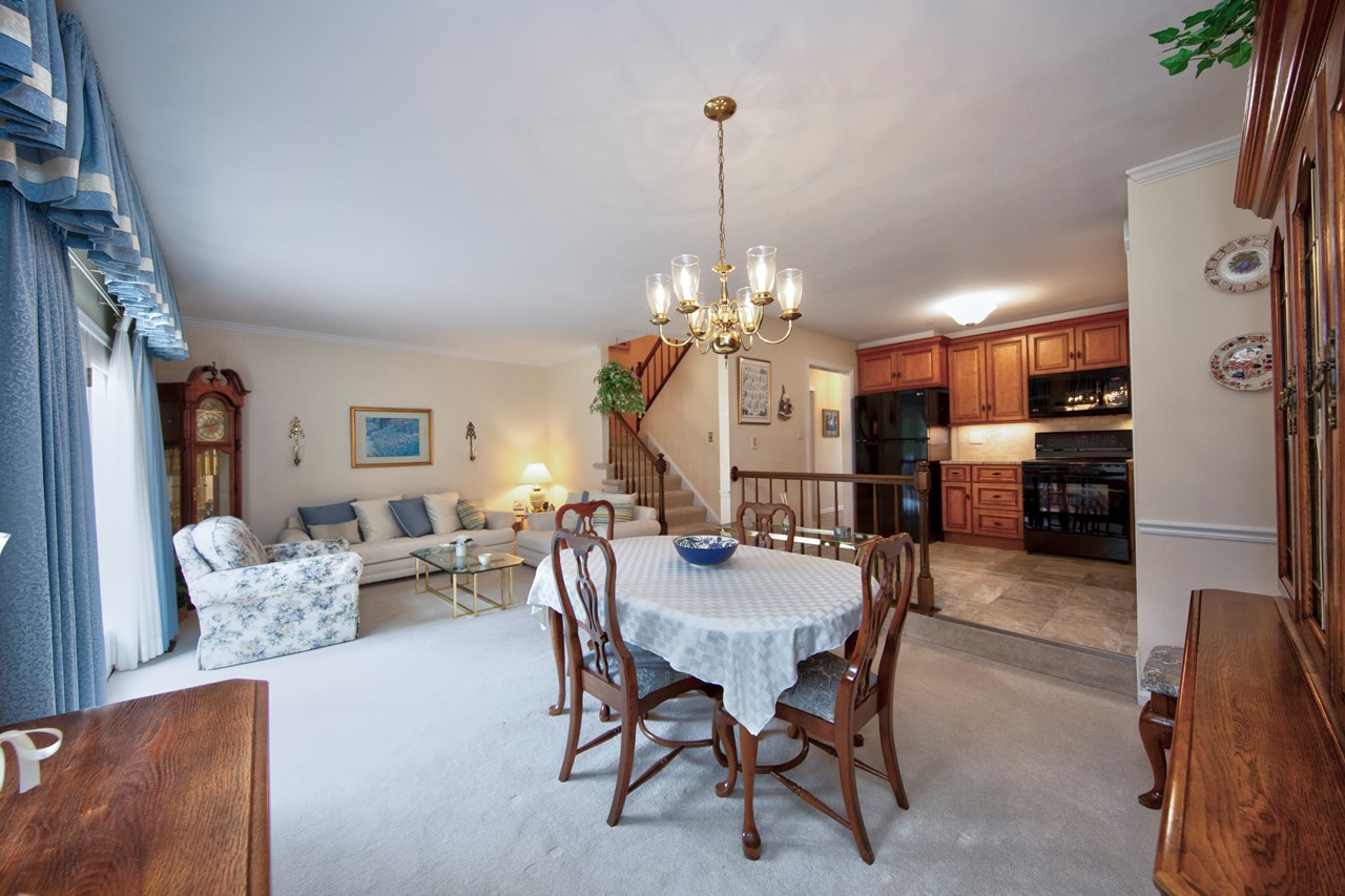 dining room & living room