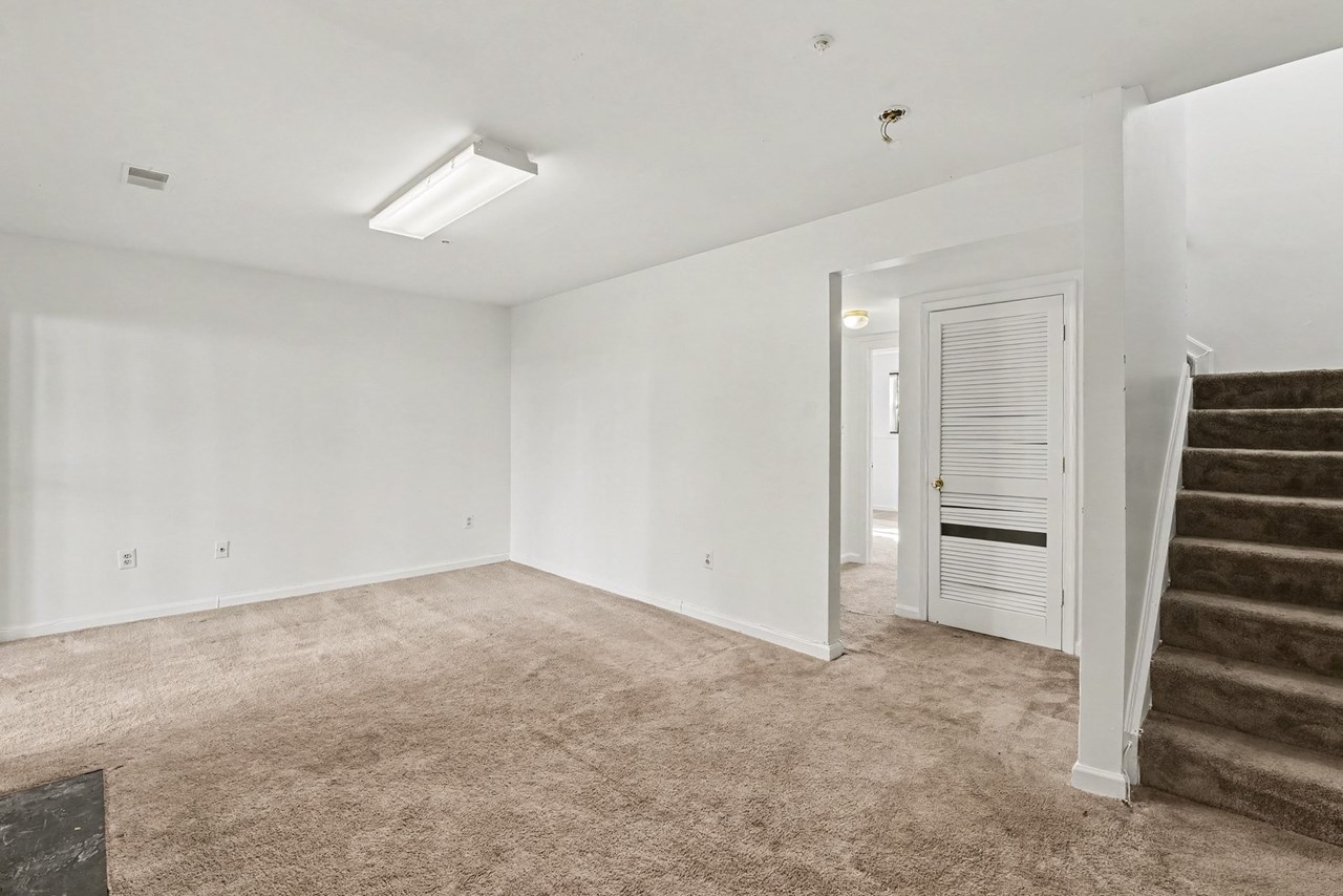 lower level with laundry access
