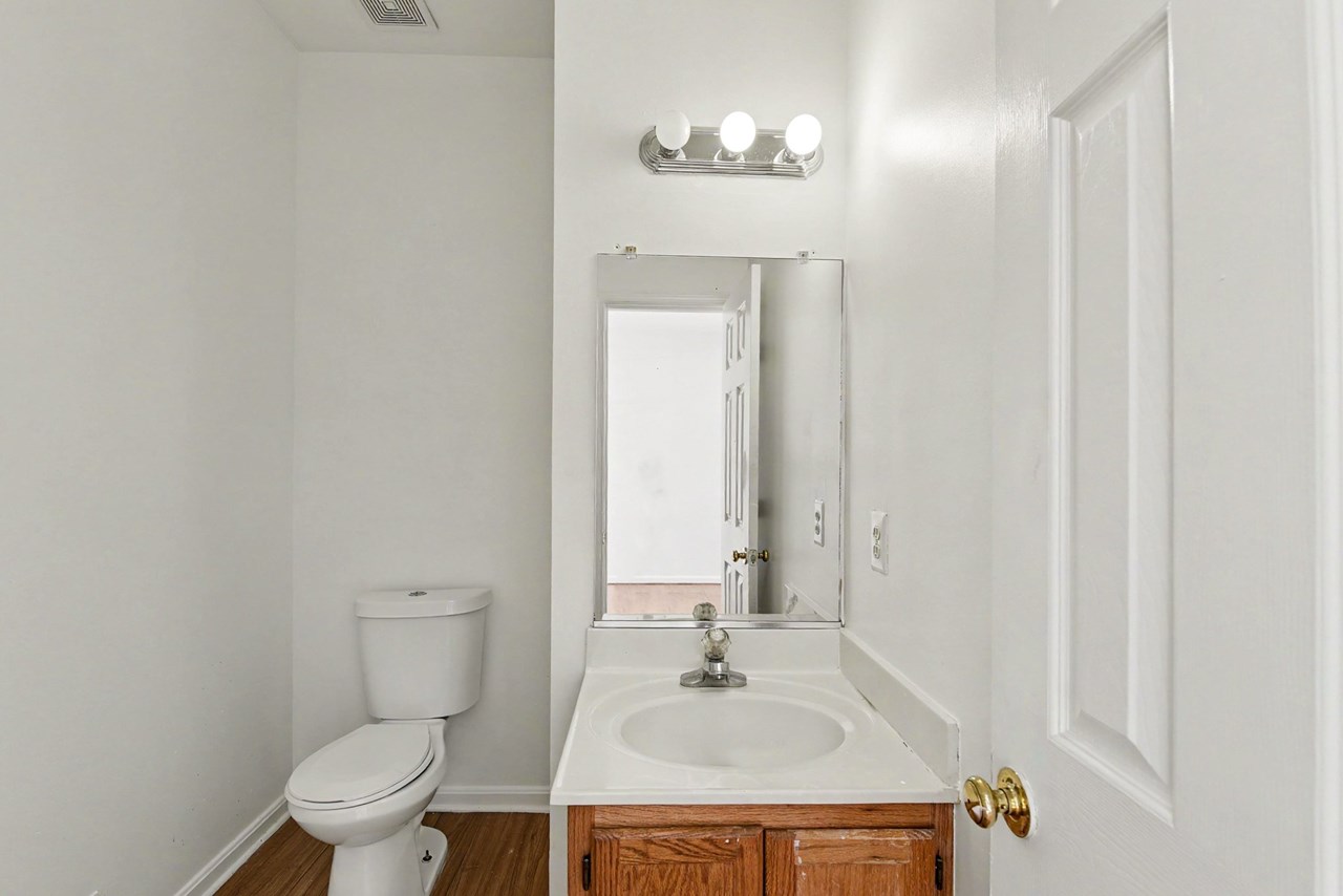 main level half bath