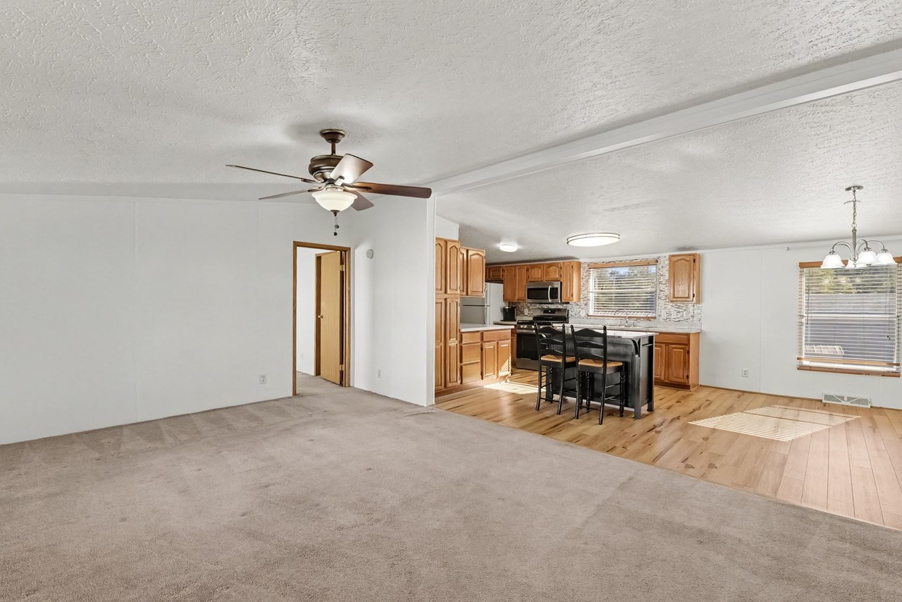 open concept floor plan